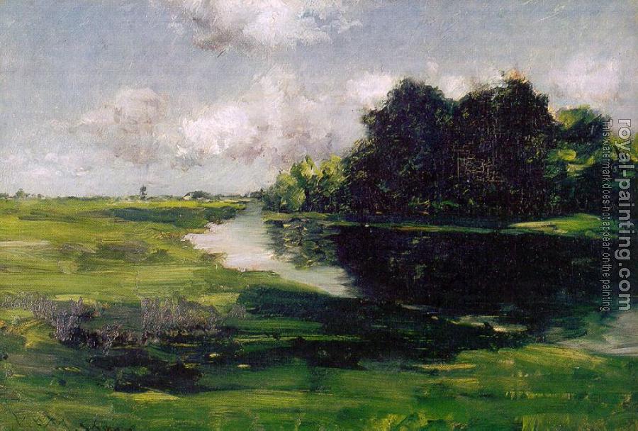 William Merritt Chase : Long Island Landscape after a Shower of Rain